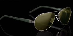 DRIVE WEAR SUNGLASS COLLECTION ONE gun matte/green