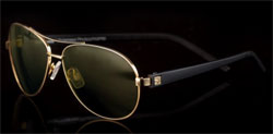 DRIVE WEAR SUNGLASS COLLECTION ONE gold gross/black